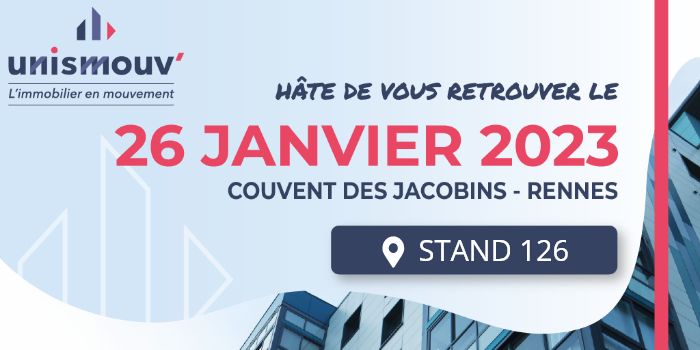 Présence de la menuiserie Gallais au Salon Unismouv le 26 janvier 2023 à Rennes