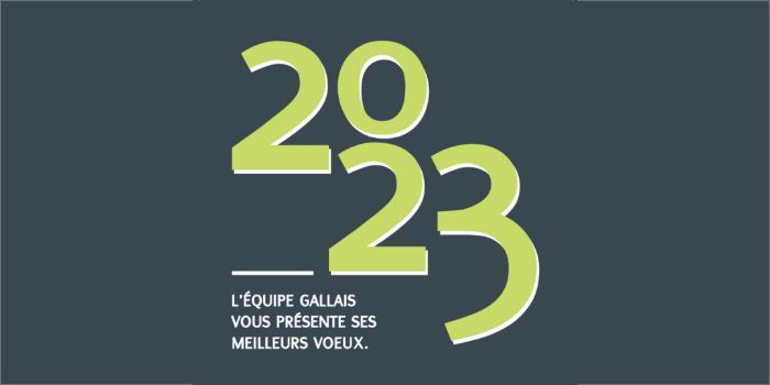 Vœux de la menuiserie Gallais pour l'année 2023